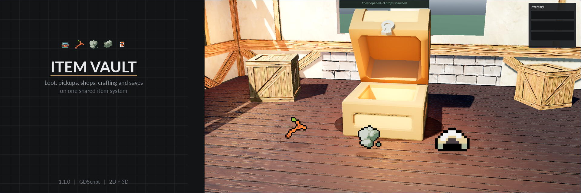 Item Vault banner